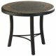 23" Faux Stone Round Tea Table