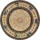 Bella Flora Brown Mosaic Table Design