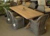 Antiqued Teak 7pc. Dining (SOLD)